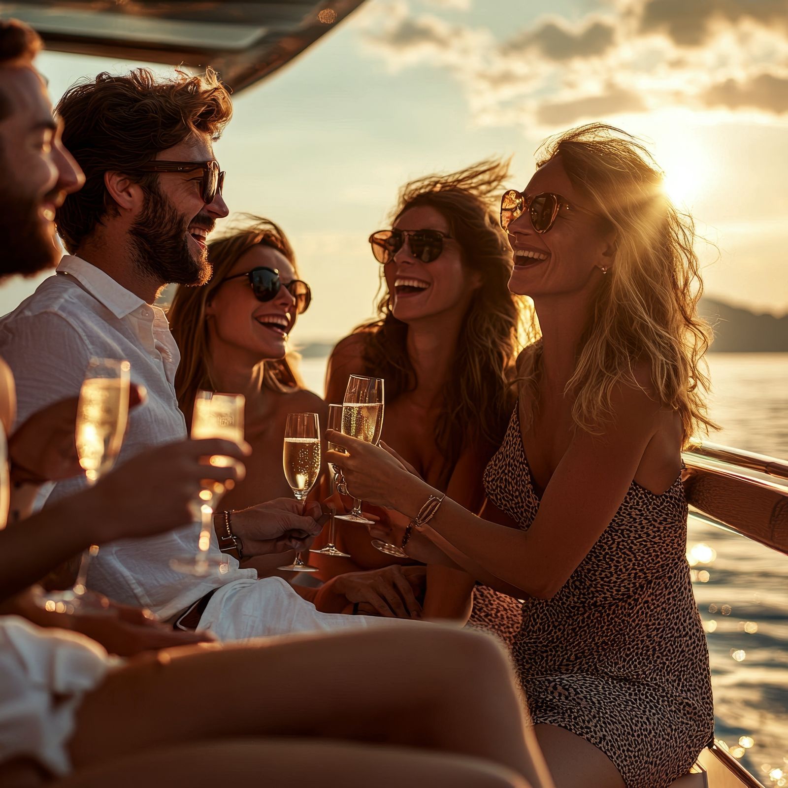 APERITIVO IN BARCA AL TRAMONTO